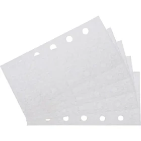 Makita E-19641 / Brúsny papier na drevo kov / suchý zips / Zrnitosť 80 / Rozmery 93x185 mm / dierovaný / 10 ks (E-19641)