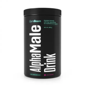 AlphaMale Drink - GymBeam (lesné ovocie, 400 g) (63310-2-400g-wildberries)
