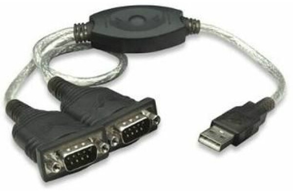 Manhattan konvertor USB 1.1 / Serial (2 x RS232) (174947-MA)