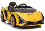 Mamido Detské elektrické auto Lamborghini Sian žlté