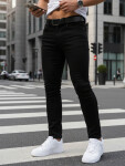 Pánske džínsy slim fit čierne FashionStreet UX4482 s38