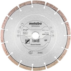 Metabo 628577000 diamantový rezný kotúč Priemer 230 mm Ø otvoru 22.23 mm 1 ks; 628577000