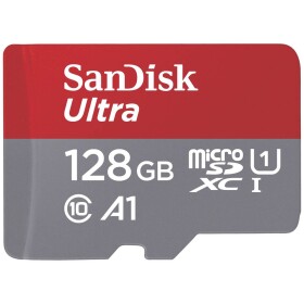 SanDisk Ultra + Adapter pamäťová karta micro SDXC 128 GB A1 Application Performance Class, UHS-Class 1; SDSQUAB-128G-GN6IA - SanDisk MicroSDHC UHS-I 128 GB SDSQUAB-128G-GN6IA