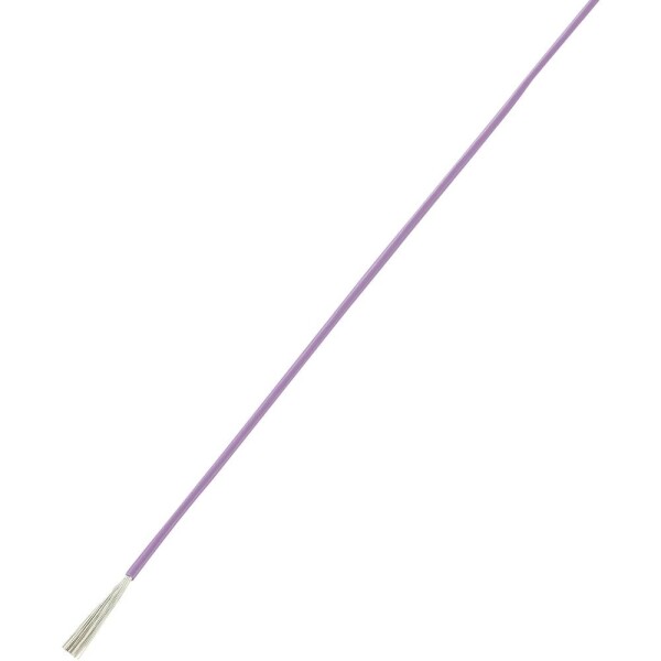 TRU COMPONENTS 1570908 opletenie / lanko, LiY, 1 x 0.14 mm², fialová, 25 m; 1570908