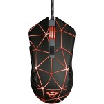 Trust GXT 133 Locx Gaming čierna / Herná myš / Optická / 4000 DPI / 6 tlačidiel / USB / 1.8m (22988-T)