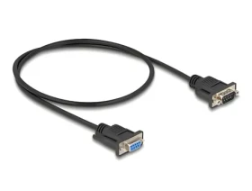 DeLock D-Sub9 samec-samice 0,5m / Sériový kabel / RS-232 / úzký konektor (87819)