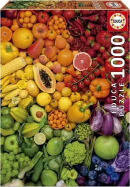 Educa Puzzle Farebné vitamíny