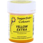 Gélová farba extra yellow 42 g - Sugarflair - Sugarflair