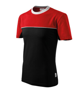 Tričko Colormix unisex čierne 4XL