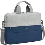 RivaCase Rivacase 7522 GREY/DARK BLUE Taška na Notebook 35,6 cm (14") Aktówka Modrý, Sivý