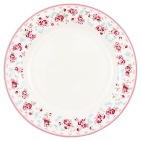 GREEN GATE Porcelánový tanier Elsy White