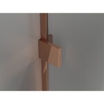 MEXEN/S - Lunar sprchovací kút dvere krídlové pravá 100 x 90, transparent, ružové zlato 834-100-090-60-00-P