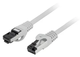 Lanberg CAT8.1 S/FTP 5m šedá / Patch kábel / LSZH / RJ-45 / 40 Gbit/s / 2000 MHz (PCF8-10CU-0500-S)