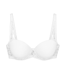 AMOURETTE - Vystužená podprsenka s kosticami pre ergonomické pohodlie Triumph WHITE 80C