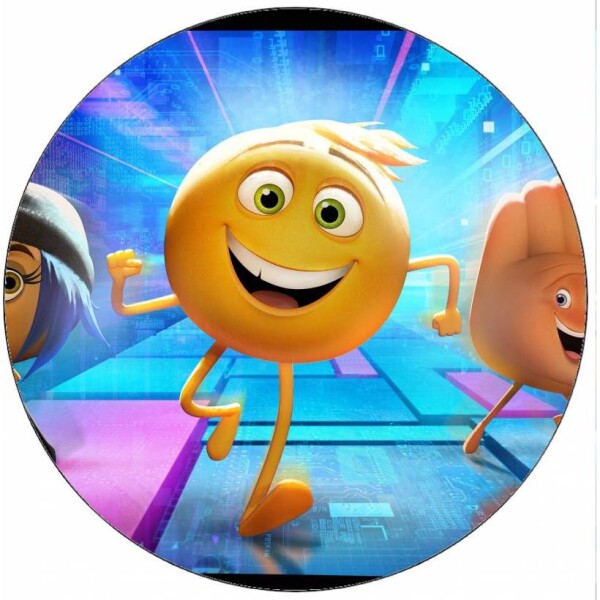 Jedlý papier Emoji vo filme smajlíci 19,5 cm - Pictu Hap - Pictu Hap