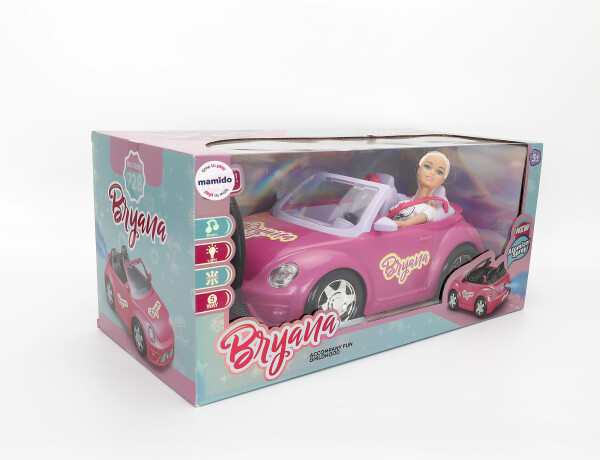 Mamido Mamido Autíčko na diaľkové ovládanie s bábikou ružovo-fialové