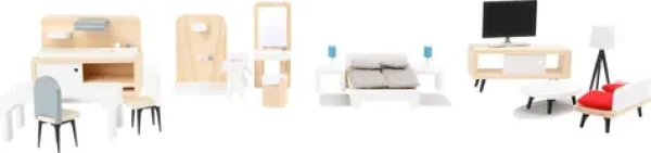 Small Foot Kompletná sada nábytku pre bábiky