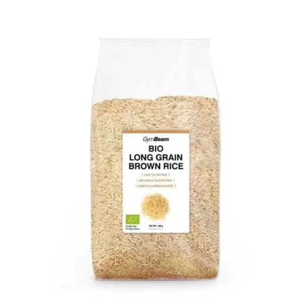 BIO Ryža dlhozrnná natural - GymBeam (500 g) (107446-1-500g)