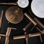 REA - Podomietková sprchová sada Grace Brush Copper + BOX REA-P4408