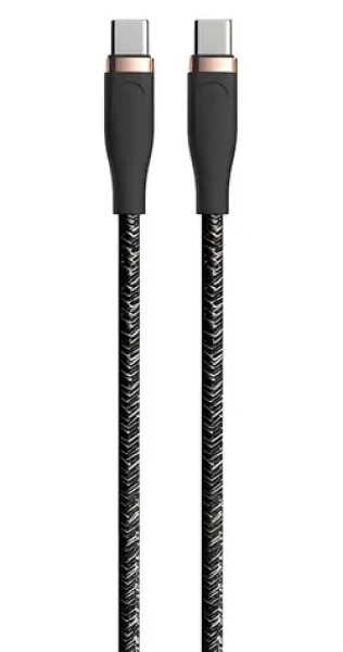 Devia Star Series čierna / USB kábel / USB-C - USB-C / 1.5 m (6938595387654)