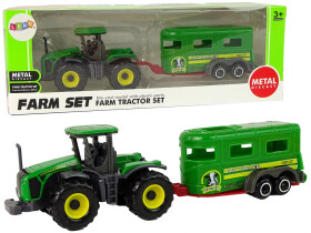 Mamido Zelený traktor s prívesom