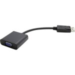 Value DisplayPort / VGA káblový adaptér Konektor DisplayPort, VGA pólové zásuvka 0.15 m čierna 12.99.3135 Kábel DisplayPort; 12.99.3135