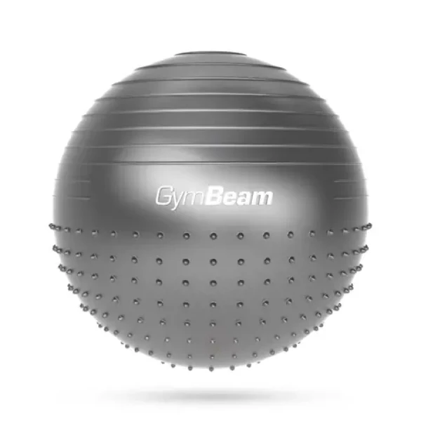 Masážny fitball FitBall 65 cm - GymBeam (20 x 2,8 g, šedá) (81754-1-single_variant)