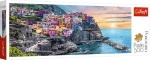 Trefl - Puzzle - Panoramatické puzzle Vernazza pri západe slnka