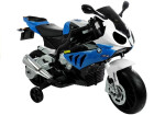 Mamido Detská elektrická motorka BMW S1000RR Maxi modrá