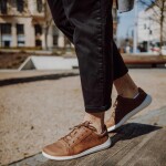 Skinners Moonwalker Leather Brown barefoot topánky 40 EUR