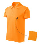 Bavlnené polo tričko tangerine orange M