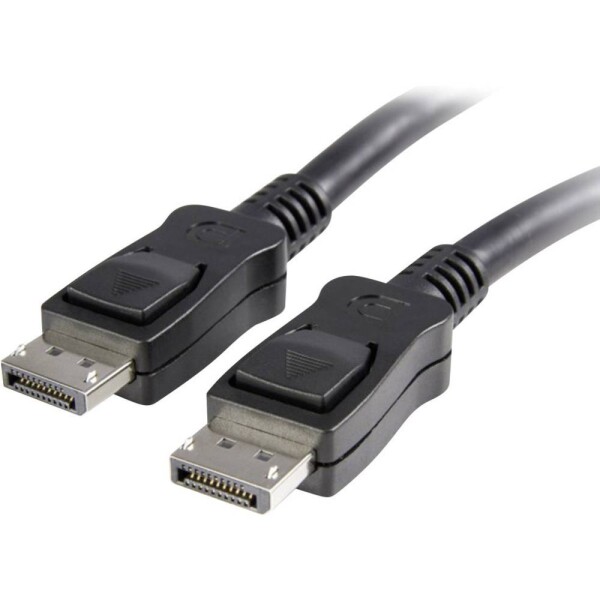 Manhattan DisplayPort prepojovací kábel Konektor DisplayPort, Konektor DisplayPort 1.00 m čierna 306935-CG Kábel DisplayPort; 306935-CG