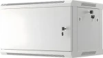 Lanberg WF01-6406-00S sivá / Nástenný rozvádzač 19" / 6U / 600×450 mm / kovové dvere / flat pack (WF01-6406-00S)
