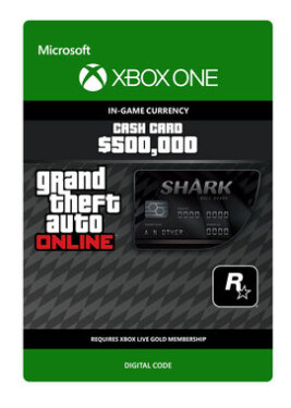 XONE Grand Theft Auto Online: Bull Shark Cash Card / Elektronická licencia / Herná mena (7D4-00035)