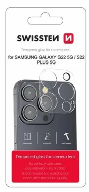 Swissten Ochranné sklo šošoviek fotoaparátu pre Samsung Galaxy S22/S22+ (94500202)