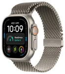 Apple Watch Ultra 4 GPS+Cellular 49mm Titánové telo - Milánsky ťah z prírodného titánu M / 155-185 mm (MJA94QC/A)