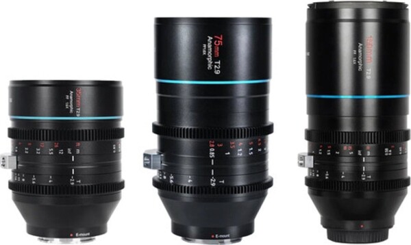Sirui Sirui Anamorphic Venus 3x Lens-Kit (35/75/150mm) + Hard case E-Mount