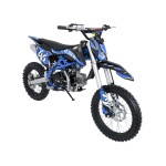 Mamido Detská benzínová motorka RamiGO ULTRA 66 125CC modrá
