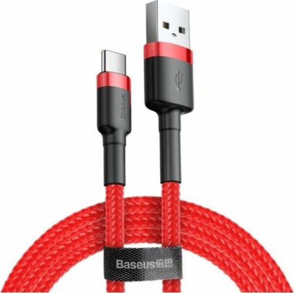 Baseus CATKLF-A09 Kábel USB-A (M) - USB-C (M) 0.5 m červená (CATKLF-A09)