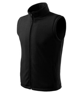 Next Fleecová vesta unisex čierna XS