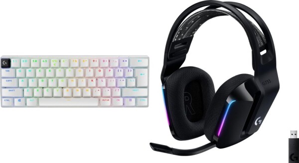 Logitech Pro X 60 Lightspeed GX Brown (920-011930) + G733 Lightspeed Czarne (981-000864)