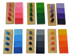 Moyo Montessori Moyo Montessori Tieňovanie farieb - figúrky s doštičkami