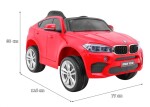 Mamido Elektrické autíčko BMW X6 M červené