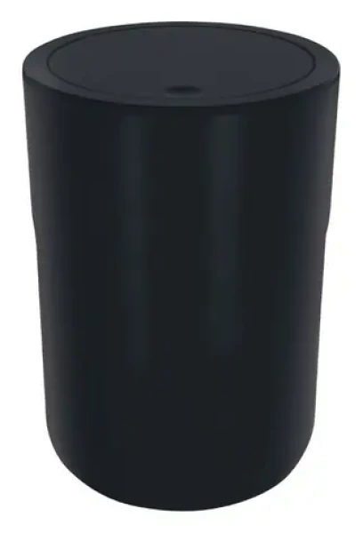 Spirella COCCO čierna / Výklopný odpadkový kôš / plast / 5 l / výklopné veko / 19 x 26 cm
