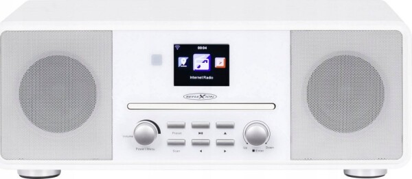 Reflexion Reflexion HRA19INT/WH Internet Tischradio DAB+, UKW, AUX, Bluetooth®, CD Weiß (HRA19INT/WH)