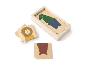 Drevené kombo puzzle Trixie - zvieratká EUR
