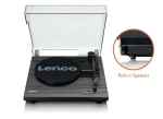 Lenco LS-10 čierna / Gramofón / 33 amp; 45 RPM / RCA / 3.5 mm jack / predzosilňovač / repro (LS10BK)