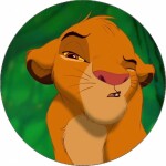 Jedlý papier Lev Ľudní Simba v lese 19,5 cm - Pictu Hap - Pictu Hap