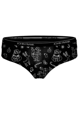 Dámske oblečenie John frank WJFD-H61-CH-SHINING XMAS XL černá