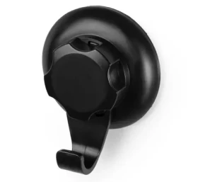 Compactor Bestlock Black háčik do kúpeľne s prísavkou čierna / Nosnosť: až 6 kg / bez vŕtania